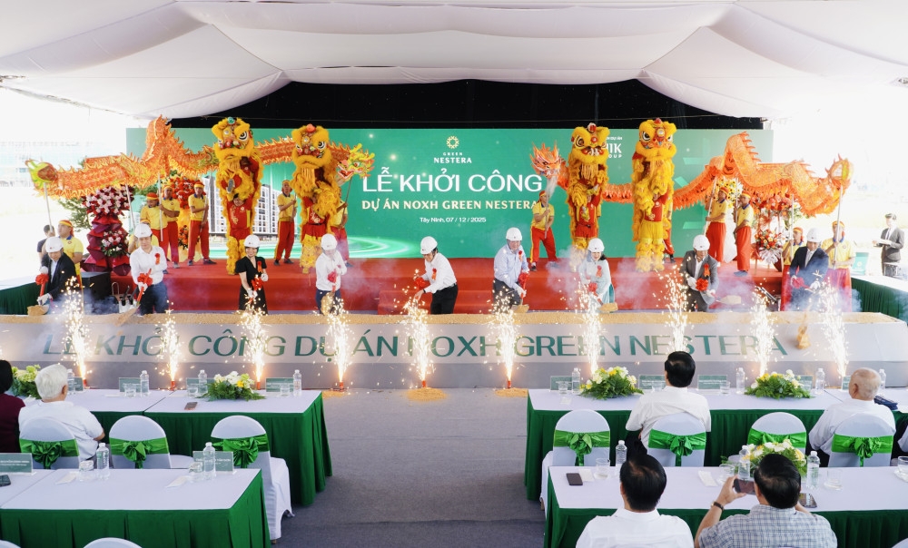 Lễ khởi công Nhà ở xã hội Green Nestera 2026 chủ đầu tư MIK Group